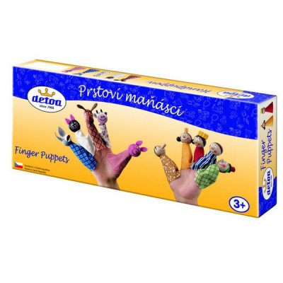 Detoa Prstové maňušky rozprávkové postavičky, 5 ks