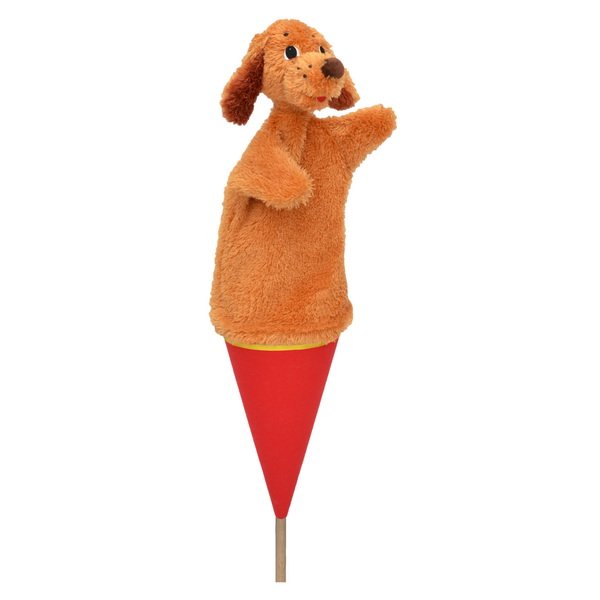 Kornútová bábka 3v1 Psíček - dlhé ucho, 53 cm