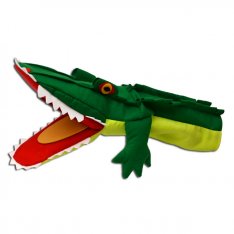 Maňuška klasická Krokodíl s klapkajúcou papuľou, 42 cm