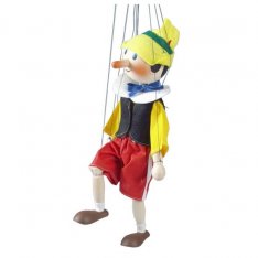 Drevená marioneta Pinocchio, 35 cm