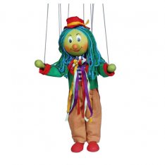 Drevená marioneta Vodník, 35 cm
