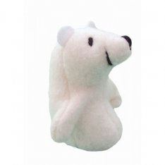 Prstová maňuška Ľadový medveď, 8 cm