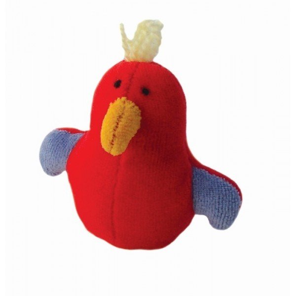 Prstová maňuška Papagáj, 8 cm