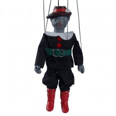 Sádrová marioneta Kocúr v čižmách, 20 cm