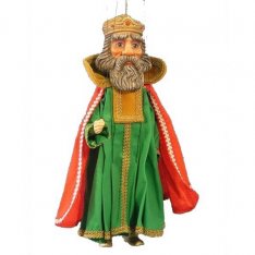 Sádrová marioneta Kráľ,  40 cm
