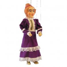 Sádrová marioneta Kráľovná, 40 cm
