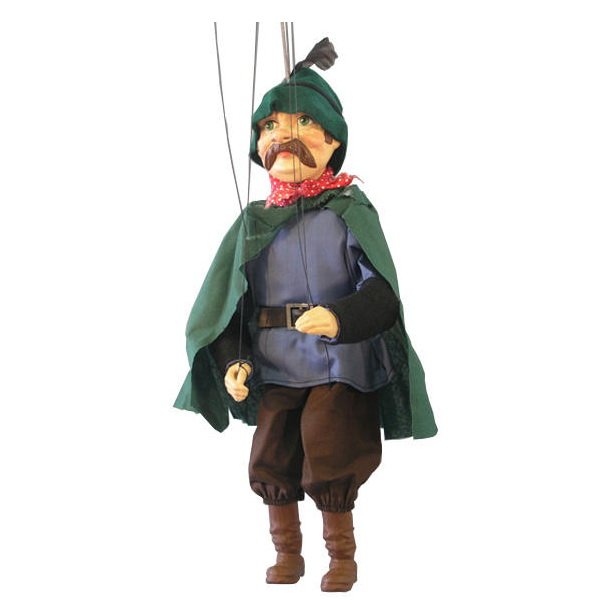 Sádrová marioneta Lúpežník, 35 cm