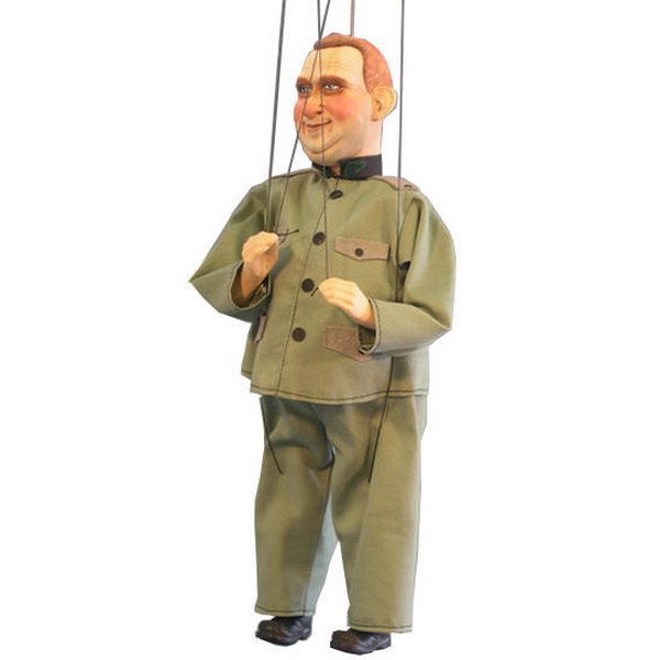 Sádrová marioneta Švejk, 35 cm