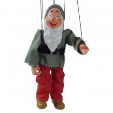 Sádrová marioneta Trpaslík Driemal, 20 cm