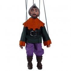 Sádrová marioneta Zbrojnoš, 20 cm