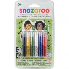 Snazaroo Ceruzky na tvár 6 ks, zelené