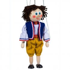 Drevená marioneta Jano, 20 cm