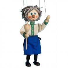 Drevená marioneta Vinár, 20 cm