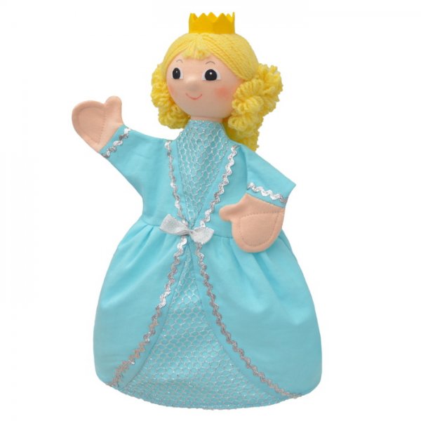 Maňuška klasická Princezná Adelka - tyrkysová, 29 cm