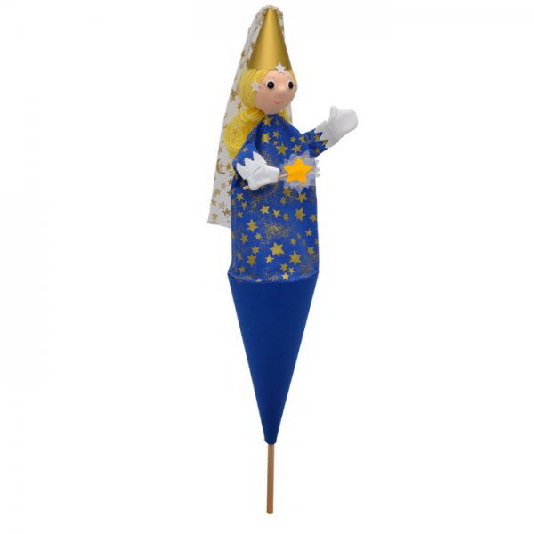 Kornútová bábka 3v1 Víla polnočná, 59 cm