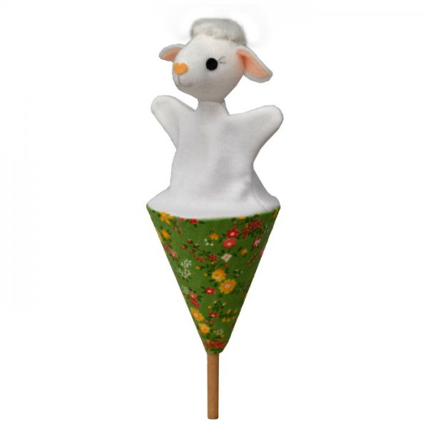 Kornútová bábka Ovečka, 20 cm