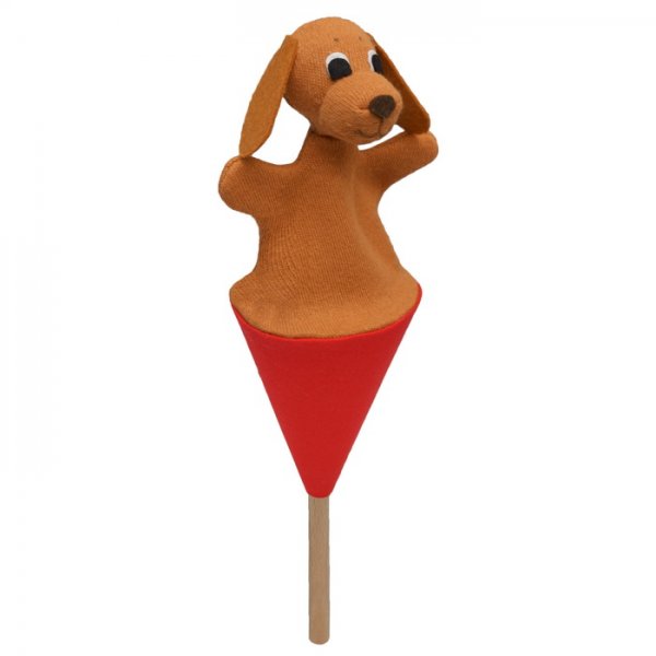 Kornútová bábka Psíček, 19 cm