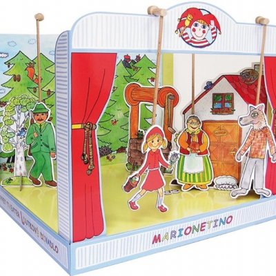 Marionetino Bábkové divadlo rozprávky 3v1 Červená Čiapočka