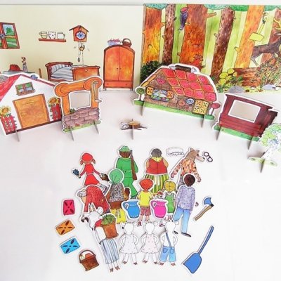 Marionetino Bábkové divadlo rozprávky 3v1 Červená Čiapočka