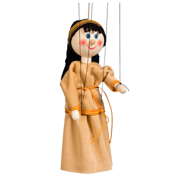 Drevená marioneta Desdemona, 20 cm
