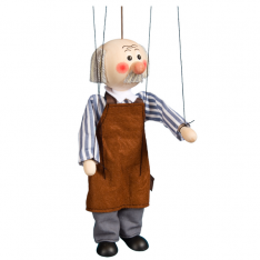 Drevená marioneta Gepeto, 20 cm