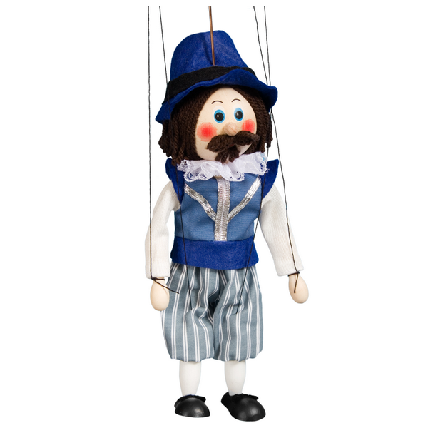 Drevená marioneta Šľachtic, 20 cm