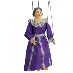 Sádrová marioneta Kráľovná, 20 cm