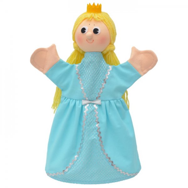 Maňuška klasická Princezná Adelka - tyrkysová, 36 cm
