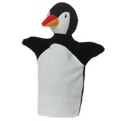 Plyšová maňuška Tučniak, 28 cm