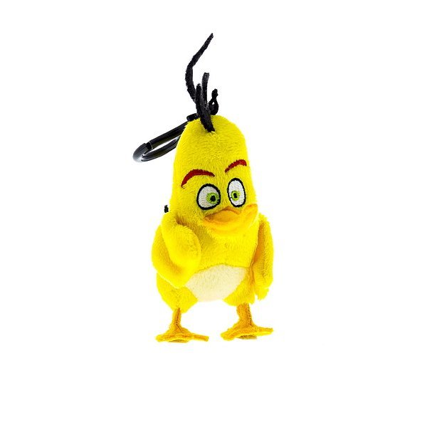 Angry Birds plyšový prívesok Yellow Bird Chuck, 9 cm