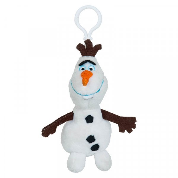 Prívesok snehuliak Olaf s karabinkou, 10 cm