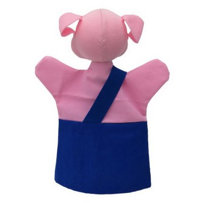 Maňuška klasická Prasiatko modré, 26 cm