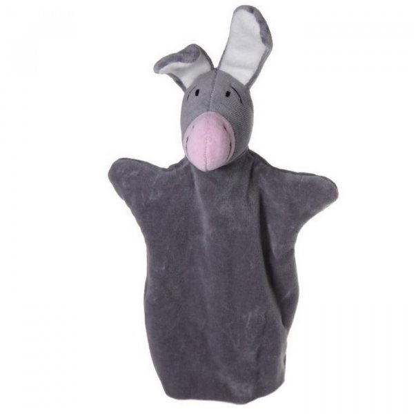Plyšová maňuška Oslík, 28 cm