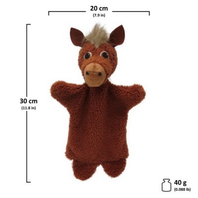 Maňuška s labkami Koník, 30 cm
