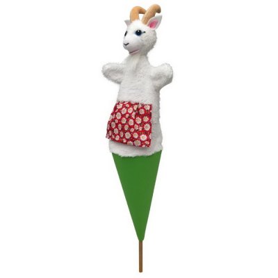 Kornútová bábka 3v1 Kozička, 56 cm