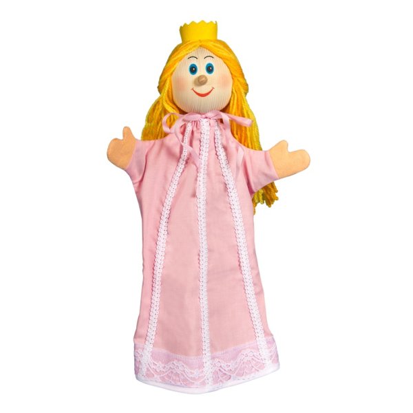 Maňuška s drevenou hlavou Princezná, 35 cm