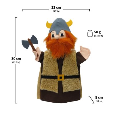 Maňuška klasická Viking, 30 cm