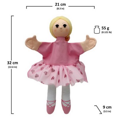 Maňuška klasická Baletka Sára, 32 cm