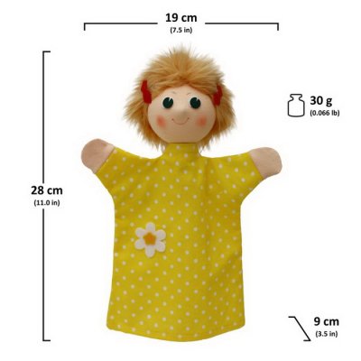 Maňuška klasická Dievča, 28 cm