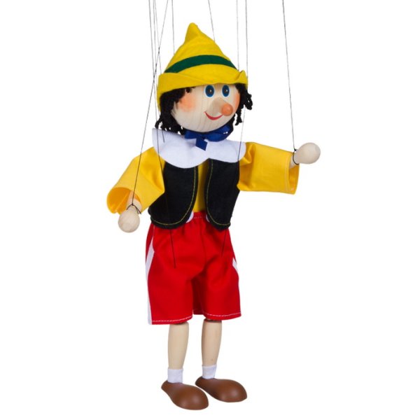 Drevená marioneta Pinocchio, 35 cm