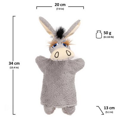 Maňuška Crazy Somárik, 34 cm