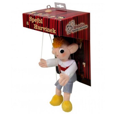 Marioneta textilná Hurvínek, 25 cm