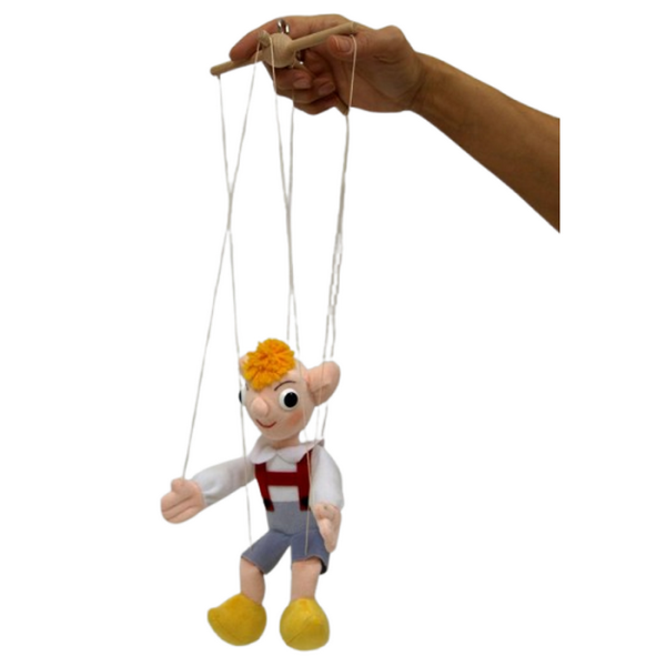 Marioneta textilná Hurvínek, 25 cm
