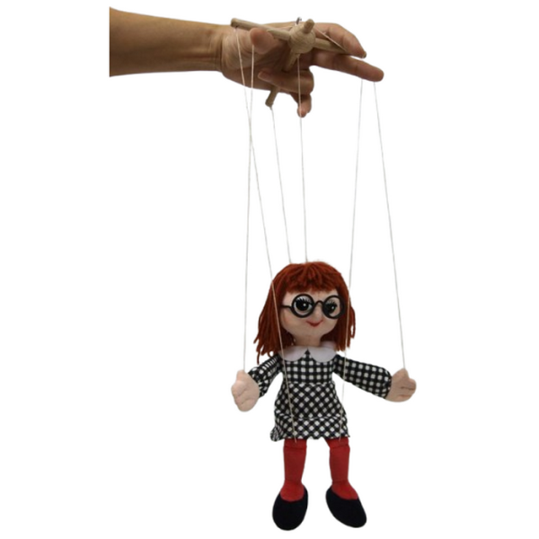 Marioneta textilná Mánička, 25 cm