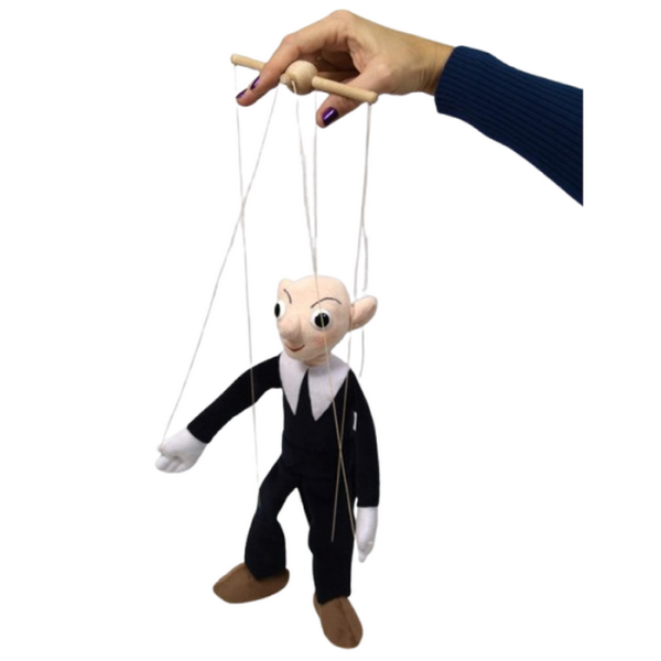 Marioneta textilná Spejbl, 30 cm