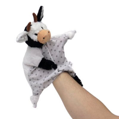 Uzlíková maňuška Kravička, 32 cm
