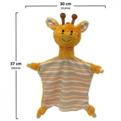 Uzlíková maňuška Žirafa, 37 cm