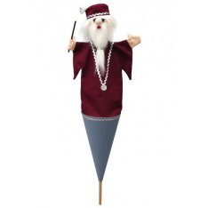 Kornútová bábka 3v1 Čarodej, 55 cm