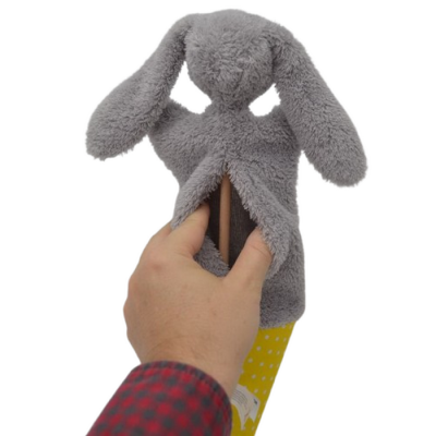 Kornútová bábka 3v1 Králik, 54 cm