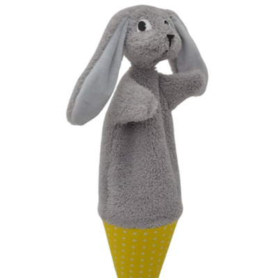 Kornútová bábka 3v1 Králik, 54 cm